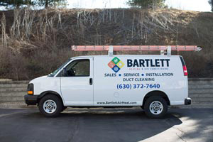 Bartlett Heating and Air Conditioning Service Truck